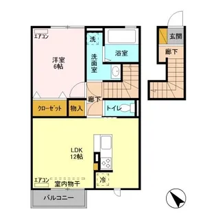 フェリジータ II【2階】の間取り