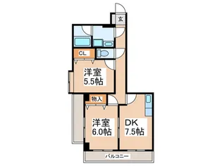 ルブラ・ナカヤマ【4階】の間取り
