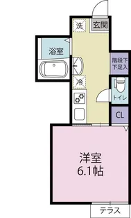 GREEN TIES 上井草【1階】の間取り