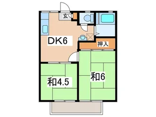 クズノハイツ【2階】の間取り