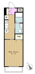 シエルブルー【3階】の間取り