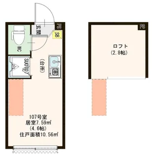 ハーモニーテラス南砂町【1階】の間取り
