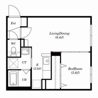シティレジデンス北36条【2階】の間取り