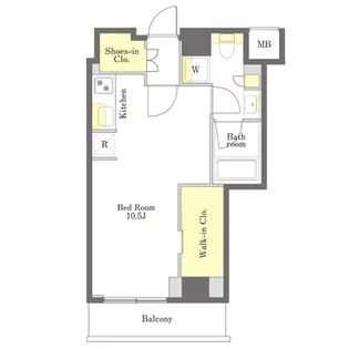 プライムメゾン品川【2階】の間取り