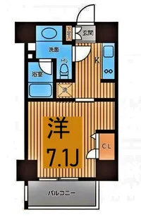 レジディア新横浜【3階】の間取り