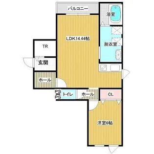 クレセルIII【1階】の間取り