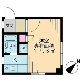 中目黒五番館【1階】の間取り