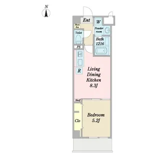 VORT中村IIresidence【4階】の間取り