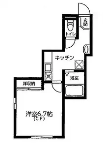 ヴィラ・アキアーロ【1階】の間取り