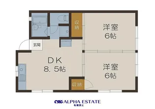 AMIGOS1【1階】の間取り