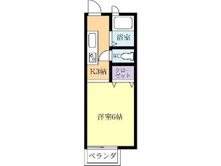 サンライズA【1階】の間取り
