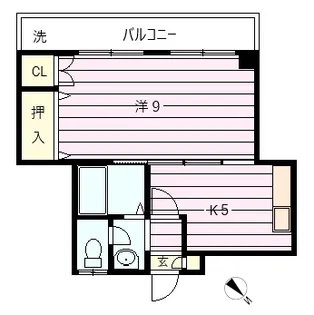 ロータスニュー目黒【2階】の間取り