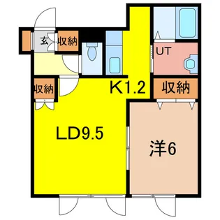 グランピアTOKO3・1【1階】の間取り
