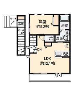 Sunnyside Terrace【2階】の間取り