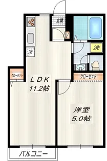 矢口サンハイツ【3階】の間取り
