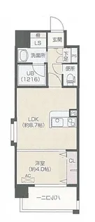 オーキッドレジデンス上呉服【8階】の間取り