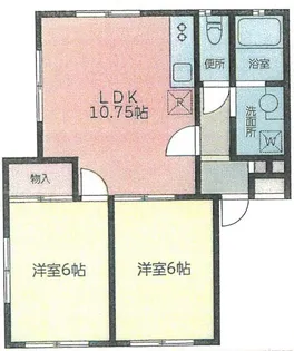 第3カサオルティア【1階】の間取り