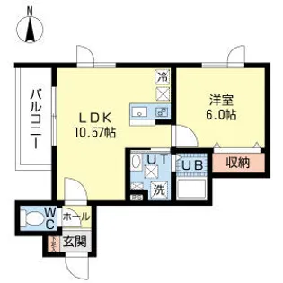 nid・nord【2階】の間取り