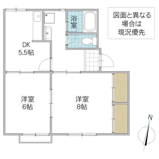 シャトレ山口【1階】の間取り