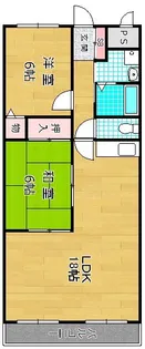 タイムI【3階】の間取り