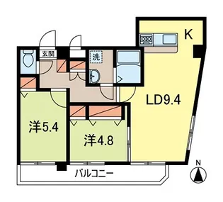 エクセルプロスパー【1階】の間取り