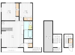 タウニー・蔵【2階】の間取り