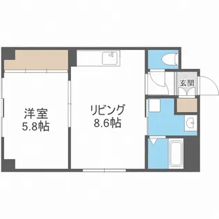 エクセレント33【4階】の間取り