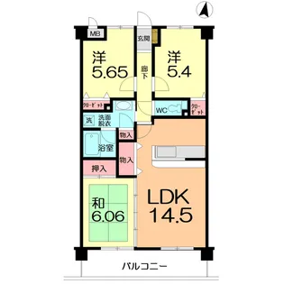 アヴァンティ【2階】の間取り