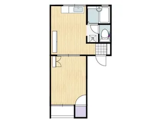 コーポスズランB【1階】の間取り