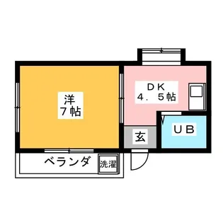 ハイム北山本町【3階】の間取り