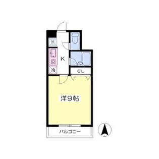 ロイヤルパレス駅西【7階】の間取り