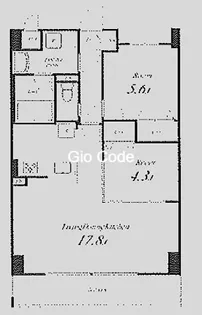 Lier a lavenir(リエ ラ ラヴニール)【7階】の間取り