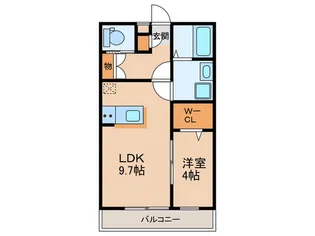 トルテやよい坂【2階】の間取り