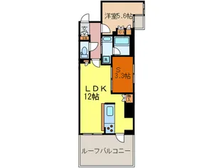 コンフォリア西早稲田の間取り