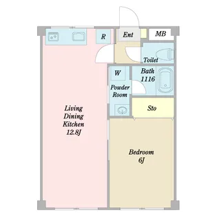トワイライトパレス【2階】の間取り