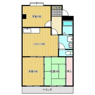 エミナンス原【1階】の間取り