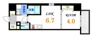 katayama BLDG 23【8階】の間取り