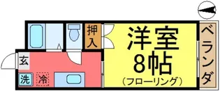 ニューライフ越塚【2階】の間取り