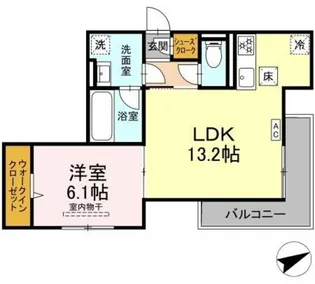 プエンテ【3階】の間取り