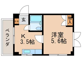 メゾンRIKI【2階】の間取り
