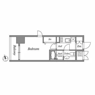 CORVAL東新宿【4階】の間取り