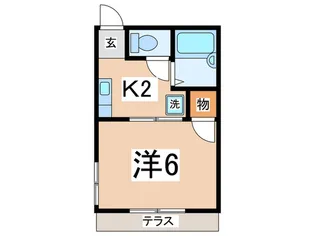 波まちテラス【1階】の間取り