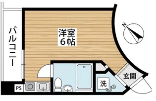 池袋シティハウス【3階】の間取り