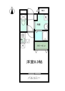 クレール・アルカンシェル【1階】の間取り