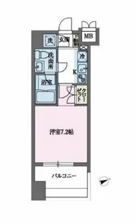 パシフィックレジデンス芝一丁目【4階】の間取り