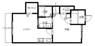MODERNPALAZZO文教通り【5階】の間取り