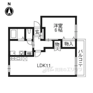 フォーブルM2【1階】の間取り