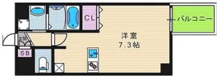 レオンコンフォート上本町【9階】の間取り