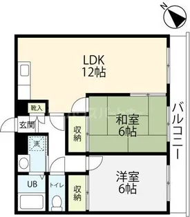 カーサゼルコバ【1階】の間取り