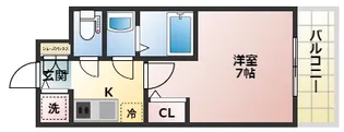 エスリード京橋グレイス【4階】の間取り